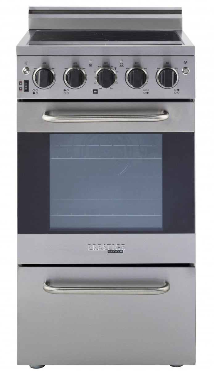 Prestige by Unique 20" Convection Electric Range - UGP-20V EC S/S 