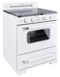 Classic Retro By Unique 30" Convection Electric Range - UGP-30CR EC W 