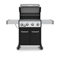 Broil King Baron™ 440 Pro Natural Gas Grill with Side Burner in Black - 875227|Gril à gaz naturel BaronMC 440 PRO noir de Broil King avec brûleur latéral - 875227