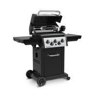 Broil King Monarch™ 390 Natural Gas Grill with Side Burner & Rear Rotisserie Burner - 834287|Gril à gaz naturel MonarchMC 390 de Broil King avec brûleur latéral et brûleur arrière de rôtisserie - 834287