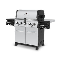 Broil King Regal™ S 590 Pro Propane Gas Grill with Side Burner & Rear Rotisserie Burner in Stainless Steel - 958344|Gril à gaz propane RegalMC S 590 PRO en acier inoxydable de Broil King avec brûleur latéral et brûleur arrière de rôtisserie - 958344