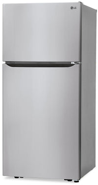 LG 20 Cu. Ft. Top-Freezer Refrigerator - LTCS20020S - Refrigerator in Stainless Steel