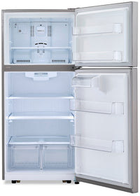 LG 20 Cu. Ft. Top-Freezer Refrigerator - LTCS20020S - Refrigerator in Stainless Steel