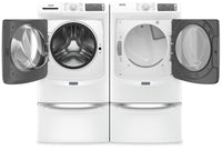 Maytag Front-Load 5.8 Cu. Ft. Smart Washer with Extra Power and 7.3 Cu. Ft. Electric Smart Dryer – White - Laundry Set in White