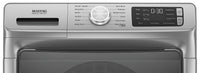 Maytag Front-Load 5.5 Cu. Ft. Washer with Extra Power and 7.3 Cu. Ft. Electric Steam Dryer - Slate