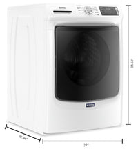 Maytag 5.5 Cu. Ft. Front-Load Washer with Extra Power – MHW6630HW - Washer in White