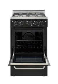 Prestige by Unique 20″ Convection Gas Range - UGP-20V PC1 B 