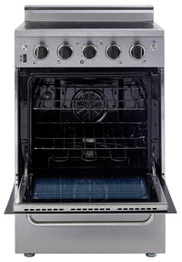 Prestige by Unique 24" Convection Electric Range - UGP-24V EC S/S 