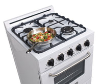 Off-Grid by Unique 24" Propane Range with Battery Ignition - UGP-24G OF1 W 