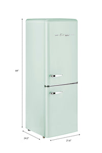 Classic Retro by Unique 7 Cu. Ft. Bottom Freezer Refrigerator - UGP-215L LG AC 