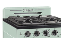 Classic Retro by Unique 24" Convection Gas Range - UGP-24CR LG 