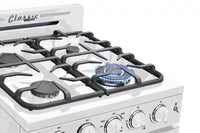 Classic Retro by Unique 24" Convection Gas Range - UGP-24CR W 