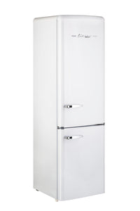 Off-Grid Classic Retro by Unique 10 Cu. Ft. Solar Powered DC Bottom Mount Refrigerator - UGP-275L W 