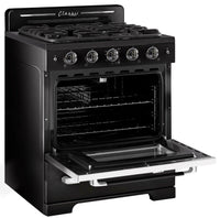 Classic Retro by Unique 30" Convection Gas Range - UGP-30CR B 