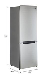 Prestige by Unique 12 Cu. Ft Frost-Free Bottom Freezer Refrigerator - UGP-328L P S/S 