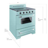 Classic Retro By Unique 30" Convection Electric Range - UGP-30CR EC T 