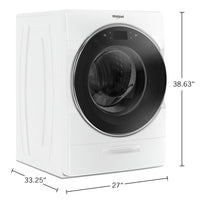 Whirlpool 5.8 Cu. Ft. Smart Front-Load Washer with Load & Go XL Plus Dispenser – WFW9620HW - Washer in White