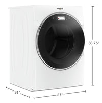 Whirlpool 7.4 Cu. Ft. Front-Load Gas Dryer with Steam – WGD9620HC