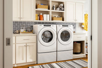 Whirlpool 5.0 Cu. Ft. Front-Load Washer and 7.4 Cu. Ft. Electric Dryer - White