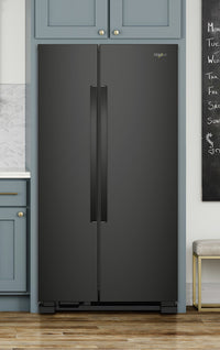 Whirlpool 25 Cu. Ft. Side-by-Side Refrigerator - WRS315SNHB - Refrigerator in Black