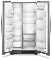 Whirlpool 25 Cu. Ft. Side-by-Side Refrigerator - WRS315SNHM - Refrigerator in Monochromatic Stainless Steel