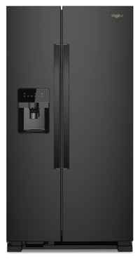 Whirlpool 21 Cu. Ft. Side-by-Side Refrigerator - WRS331SDHB - Refrigerator in Black