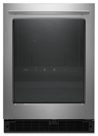 Whirlpool 5.2 Cu. Ft. Under-Counter Beverage Centre - WUB35X24HZ - Refrigerator in Fingerprint Resistant Stainless Steel