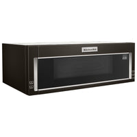 KitchenAid 1.1 Cu. Ft. Low-Profile Microwave Hood Combination – YKMLS311HBS - Over-The-Range Microwave in Black Stainless