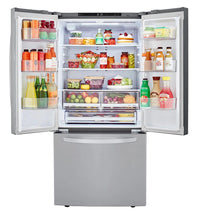 LG 25 Cu. Ft. Smudge Resistant French-Door Refrigerator - LRFCS2503S - Refrigerator in Stainless Steel