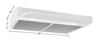 Broan 30" Alta Under-Cabinet Range Hood - ALT130WW 