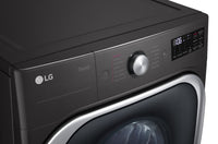 LG 6 Cu. Ft. Front-Load Washer and 9 Cu. Ft. Electric Dryer - Black Steel | Laveuse à chargement frontal de 6 pi³ et sécheuse électrique de 9 pi³ de LG - acier noir | LG8900LD