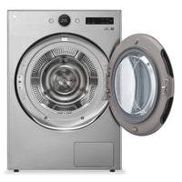 LG 5.2 Cu. Ft. Front-Load Washer with AI DD™ and 7.8 Cu. Ft. DirectDrive® Heat Pump Dryer  | Laveuse à chargement frontal de 5,2 pi³ avec DDMC IA et sécheuse de 7,8 pi³ avec thermopompe à moteur DirectDriveMD de LG  | LGFL55HP