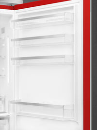 Smeg Portofino 16.2 Cu. Ft. Bottom-Freezer Refrigerator - FA490URR|Réfrigérateur Smeg Portofino de 16,2 pi3 à congélateur inférieur - FA490URR