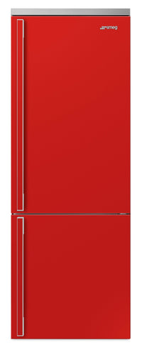 Smeg Portofino 16.2 Cu. Ft. Bottom-Freezer Refrigerator - FA490URR|Réfrigérateur Smeg Portofino de 16,2 pi3 à congélateur inférieur - FA490URR