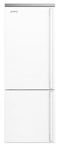 Smeg Portofino 16.2 Cu. Ft. Bottom-Freezer Refrigerator - FA490ULWH|Réfrigérateur Smeg Portofino de 16,2 pi3 à congélateur inférieur - FA490ULWH