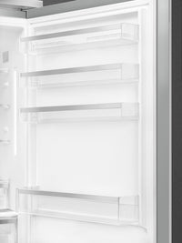 Smeg Portofino 16.2 Cu. Ft. Bottom-Freezer Refrigerator - FA490URX|Réfrigérateur Smeg Portofino de 16,2 pi3 à congélateur inférieur - FA490URX