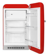 Smeg 4.31 Cu. Ft. Retro Compact Refrigerator - FAB10URRD3|Réfrigérateur compact Smeg rétro de 4,31 pi3 - FAB10URRD3