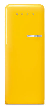 Smeg 9.9 Cu. Ft. Retro Refrigerator - FAB28ULYW3|Réfrigérateur Smeg rétro de 9,9 pi3 - FAB28ULYW3