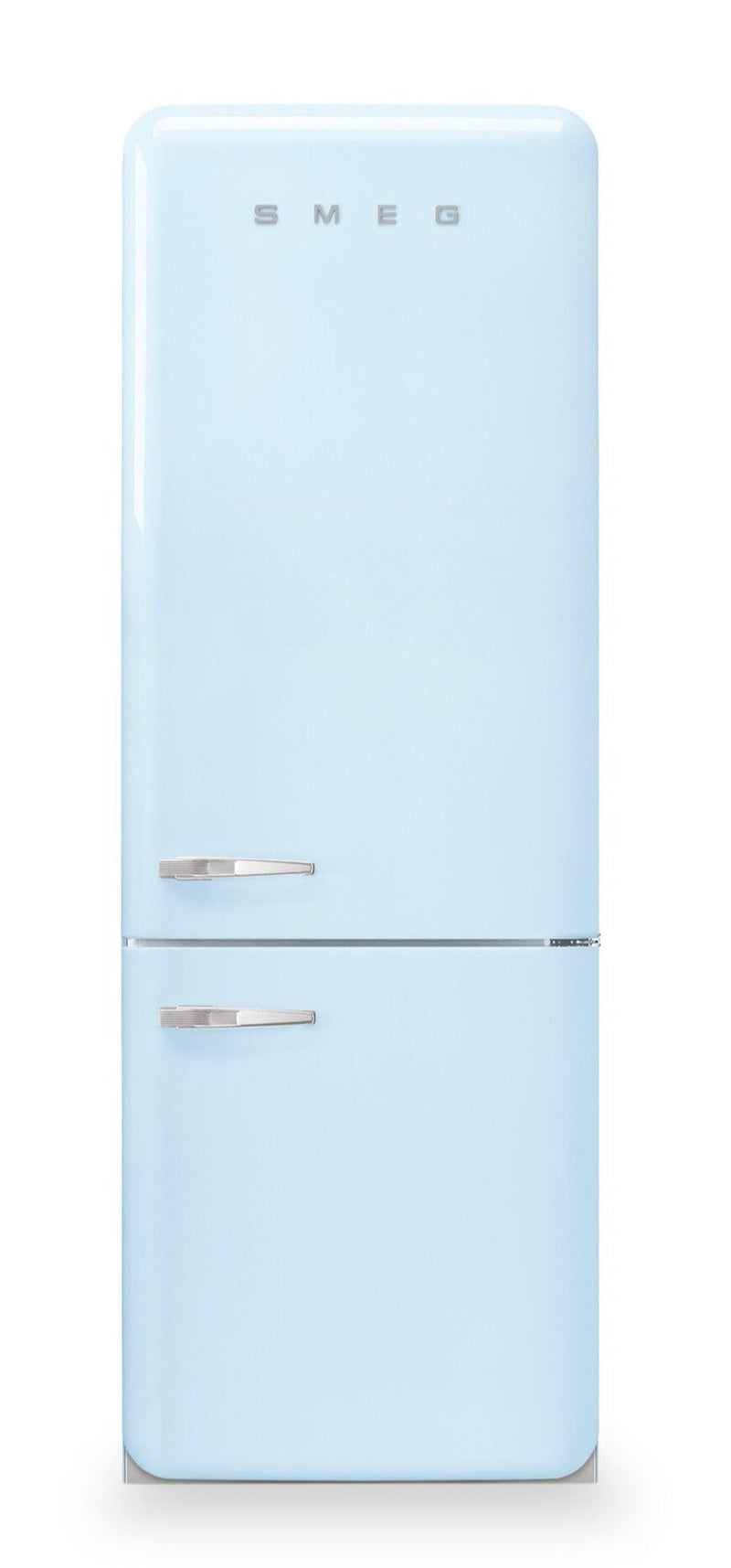 Smeg 18 Cu. Ft. Retro Bottom-Freezer Refrigerator - FAB38URPB|Réfrigérateur Smeg rétro de 18 pi3 à congélateur inférieur - FAB38URPB