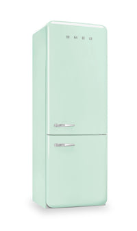 Smeg 18 Cu. Ft. Retro Bottom-Freezer Refrigerator - FAB38URPG|Réfrigérateur Smeg rétro de 18 pi3 à congélateur inférieur - FAB38URPG