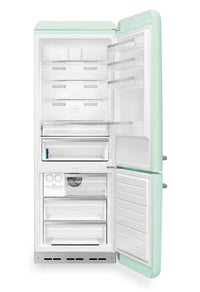 Smeg 18 Cu. Ft. Retro Bottom-Freezer Refrigerator - FAB38URPG|Réfrigérateur Smeg rétro de 18 pi3 à congélateur inférieur - FAB38URPG