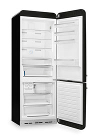 Smeg 18 Cu. Ft. Retro Bottom-Freezer Refrigerator - FAB38URBL|Réfrigérateur Smeg rétro de 18 pi3 à congélateur inférieur - FAB38URBL