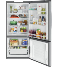 GE 20.9 Cu. Ft. Bottom-Freezer Refrigerator - GBE21AYRKFS 