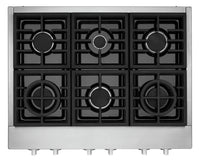 KitchenAid 36'' 6-Burner Commercial-Style Gas Range Top - KCGC506JSS - Range Top in Stainless Steel 