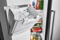 KitchenAid 19.9 Cu. Ft. Counter-Depth Side-by-Side Refrigerator - KRSC700HPS