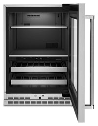 KitchenAid 4.9 Cu. Ft. 14-Bottle Beverage Centre with Right-Swing Door - KUBR314KSS 