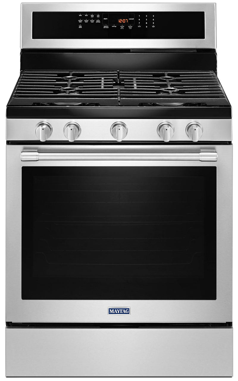 Maytag 5.8 Cu. Ft. Freestanding Gas Range – MGR8800FZ - Gas Range in Stainless Steel