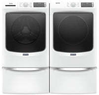 Maytag Front-Load 5.2 Cu. Ft. Washer with Extra Power and 7.3 Cu. Ft. Electric Dryer - White|Laveuse frontale 5,2 pi3 avec Extra Power et sécheuse électrique 7,3 pi³ Maytag - blanches|MAFL563L