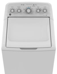 GE 4.9 Cu. Ft. Top-Load Washer with Stainless Steel Drum – GTW460BMMWW