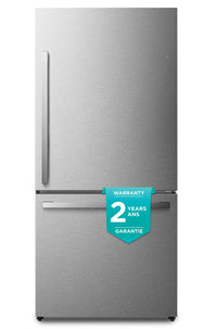 Hisense 17 Cu. Ft. Counter-Depth Bottom-Mount Refrigerator - RB17A2CSE 